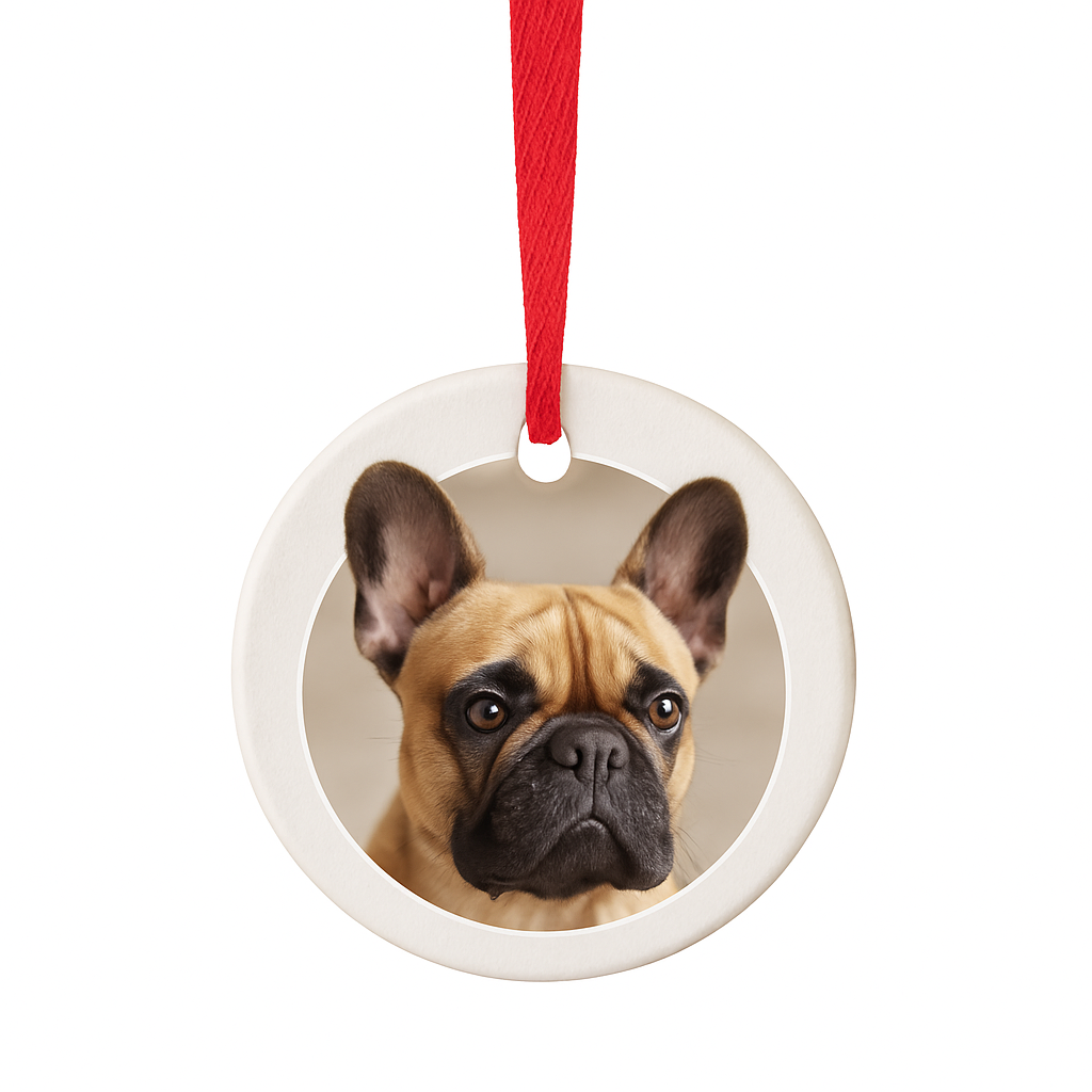 Kerstornament met eigen afbeelding