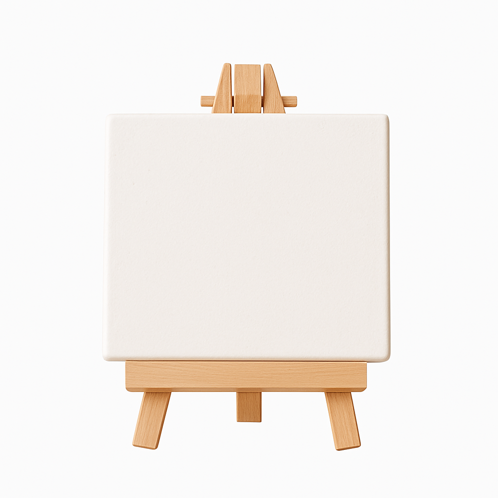 Gepersonaliseerd Stenen Tegeltje – 10×10 cm (incl. houten standaard)