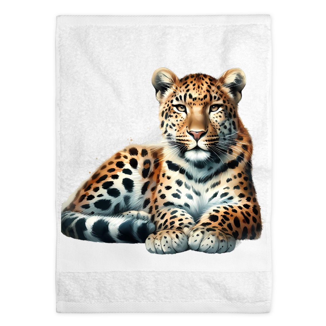 Handdoekje dieren Luipaard