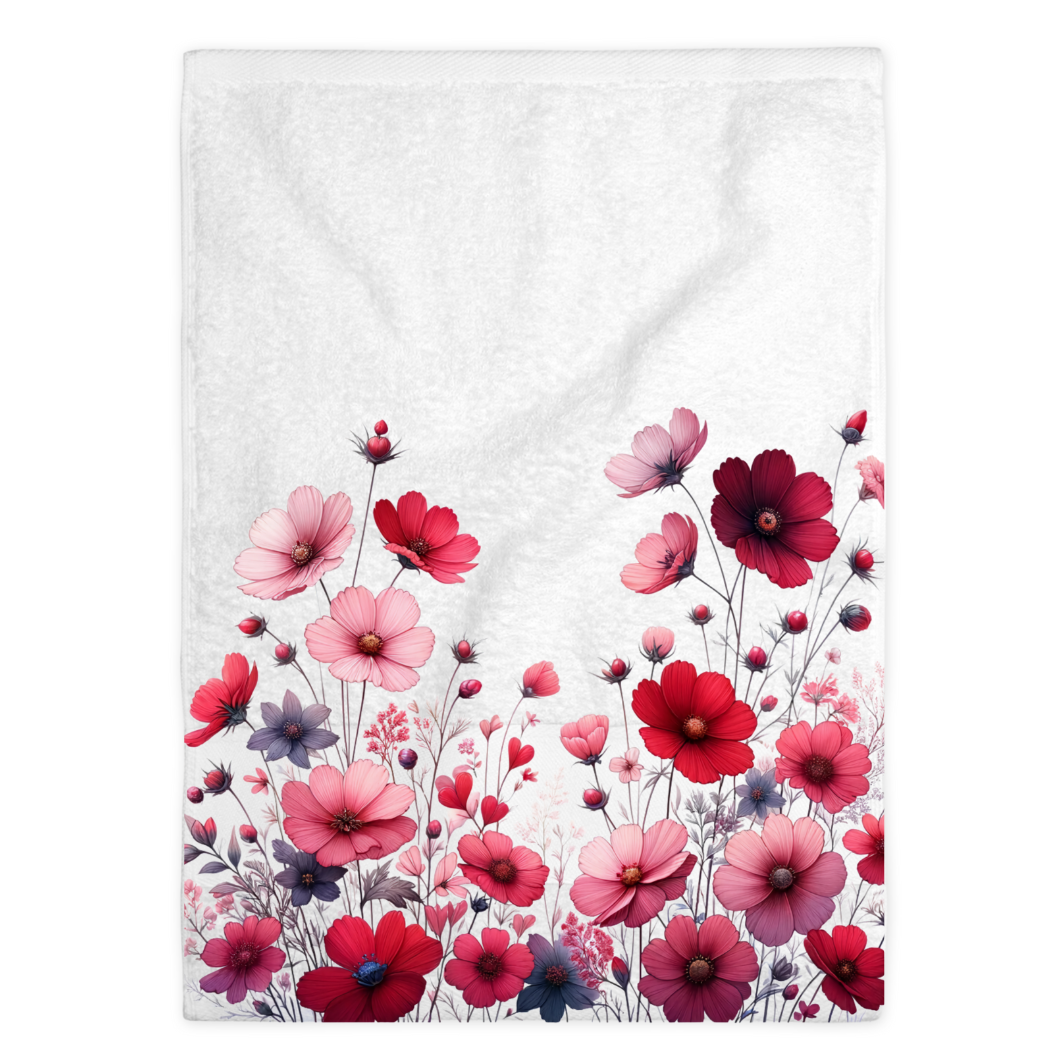 gastendoekje met wilde bloemen print