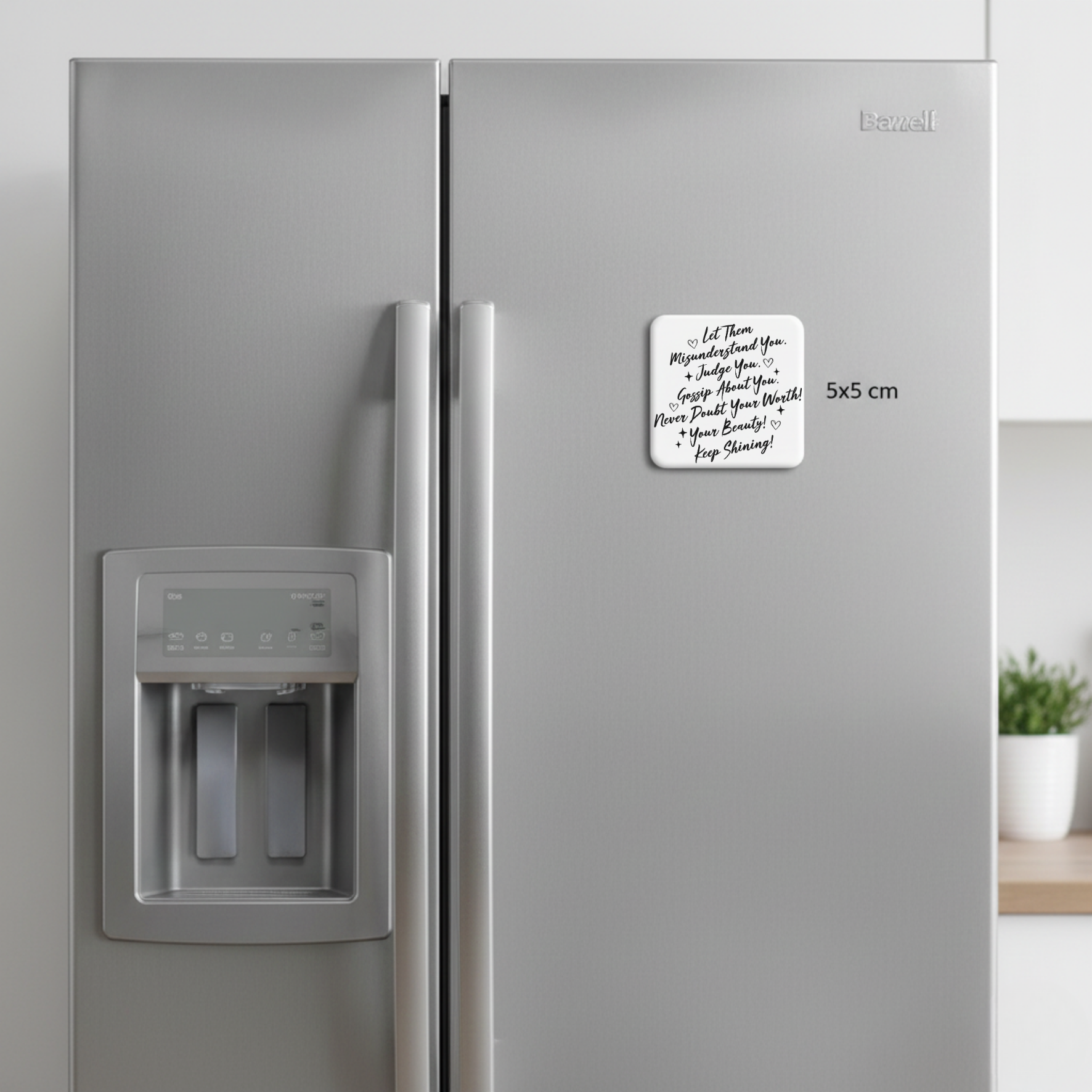 Magneetje met eigen foto of tekst