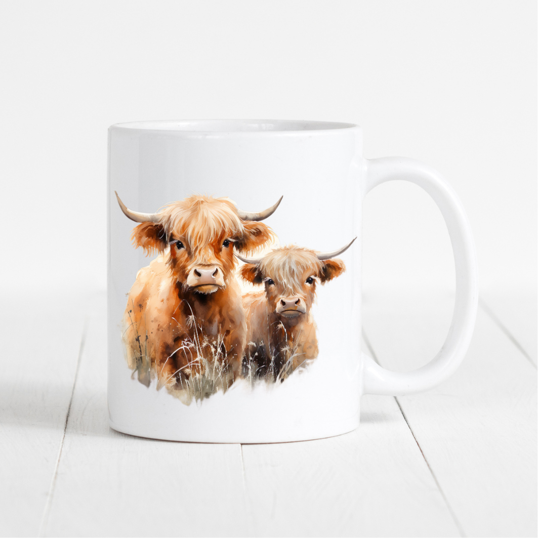 mok wit schotse hooglanders