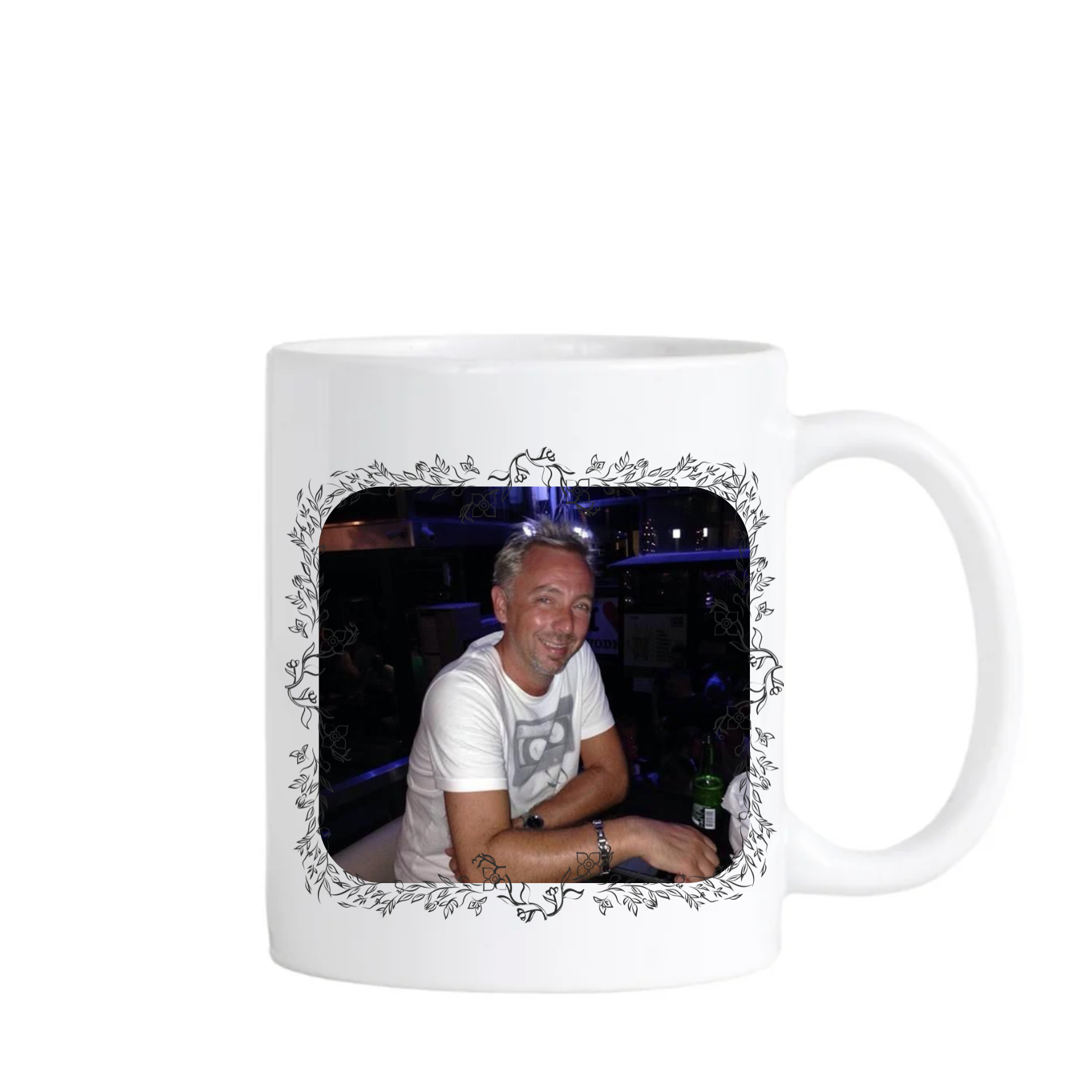 Mok met eigen opdruk