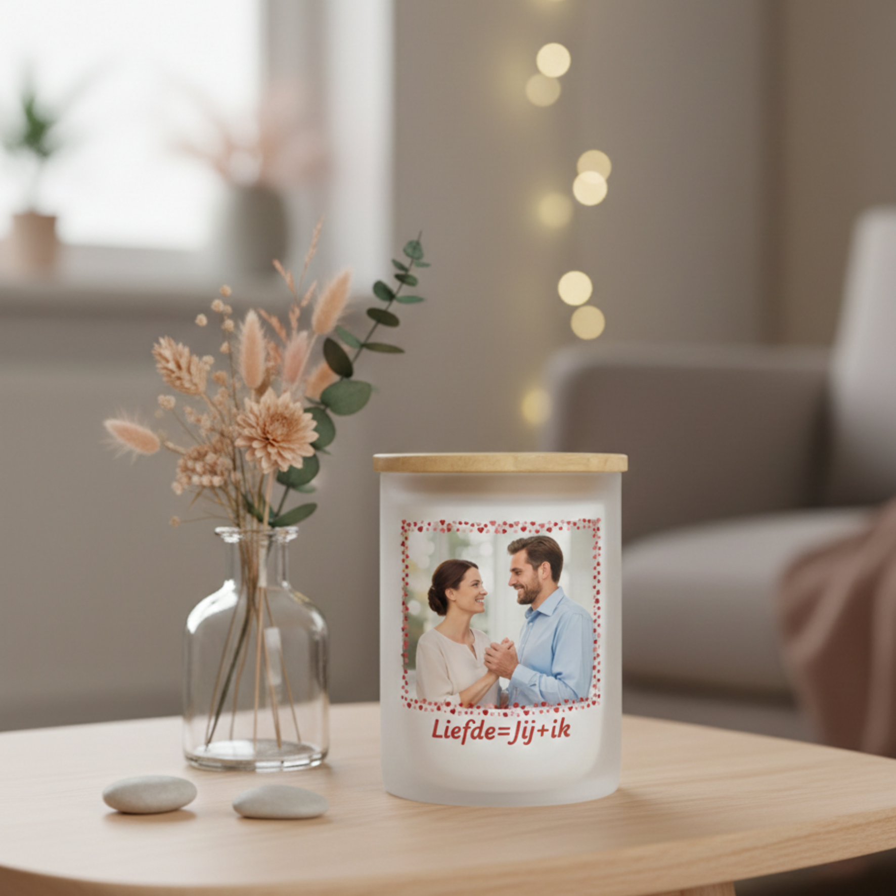 Voorraadpot met eigen opdruk