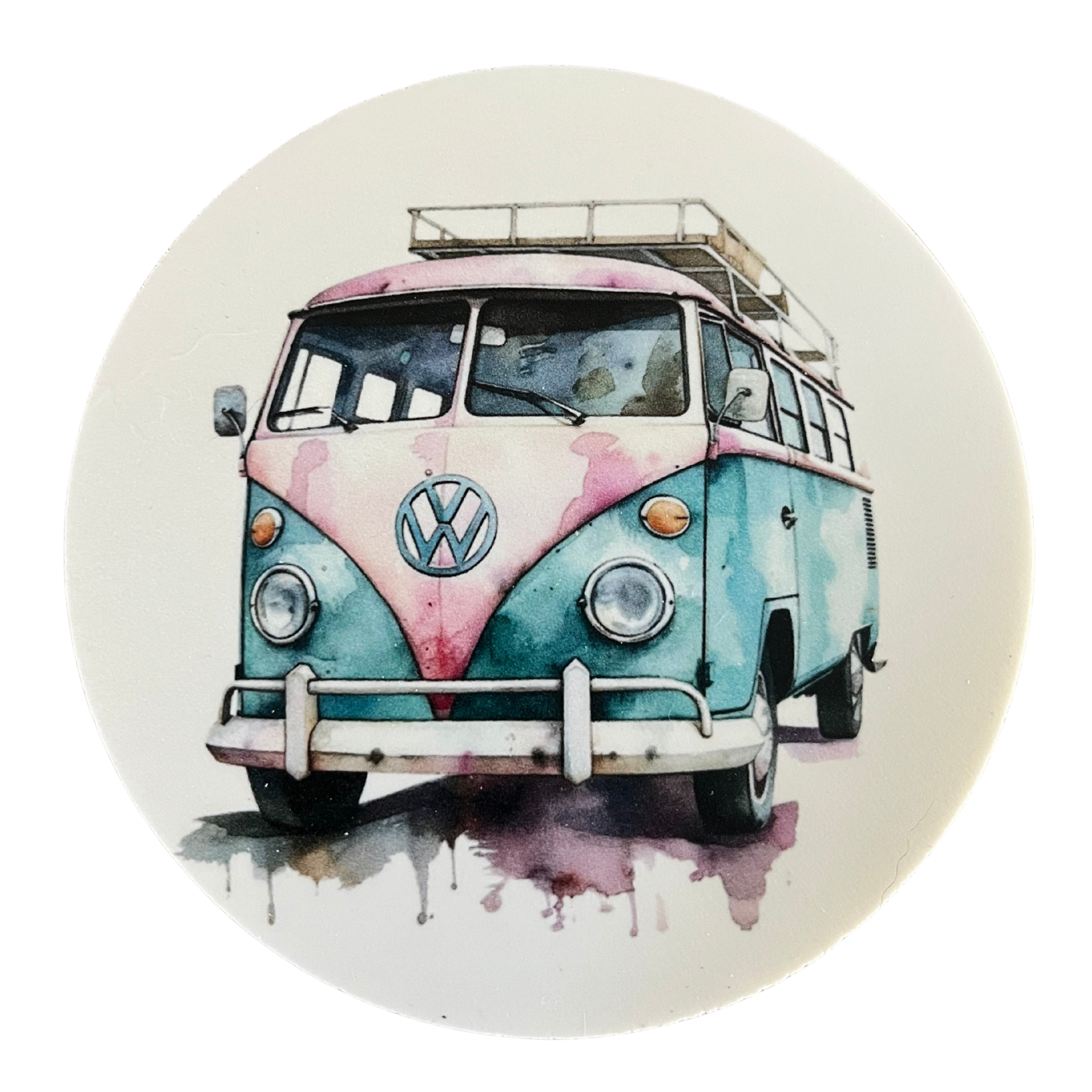 Onderzetter vintage busje 3