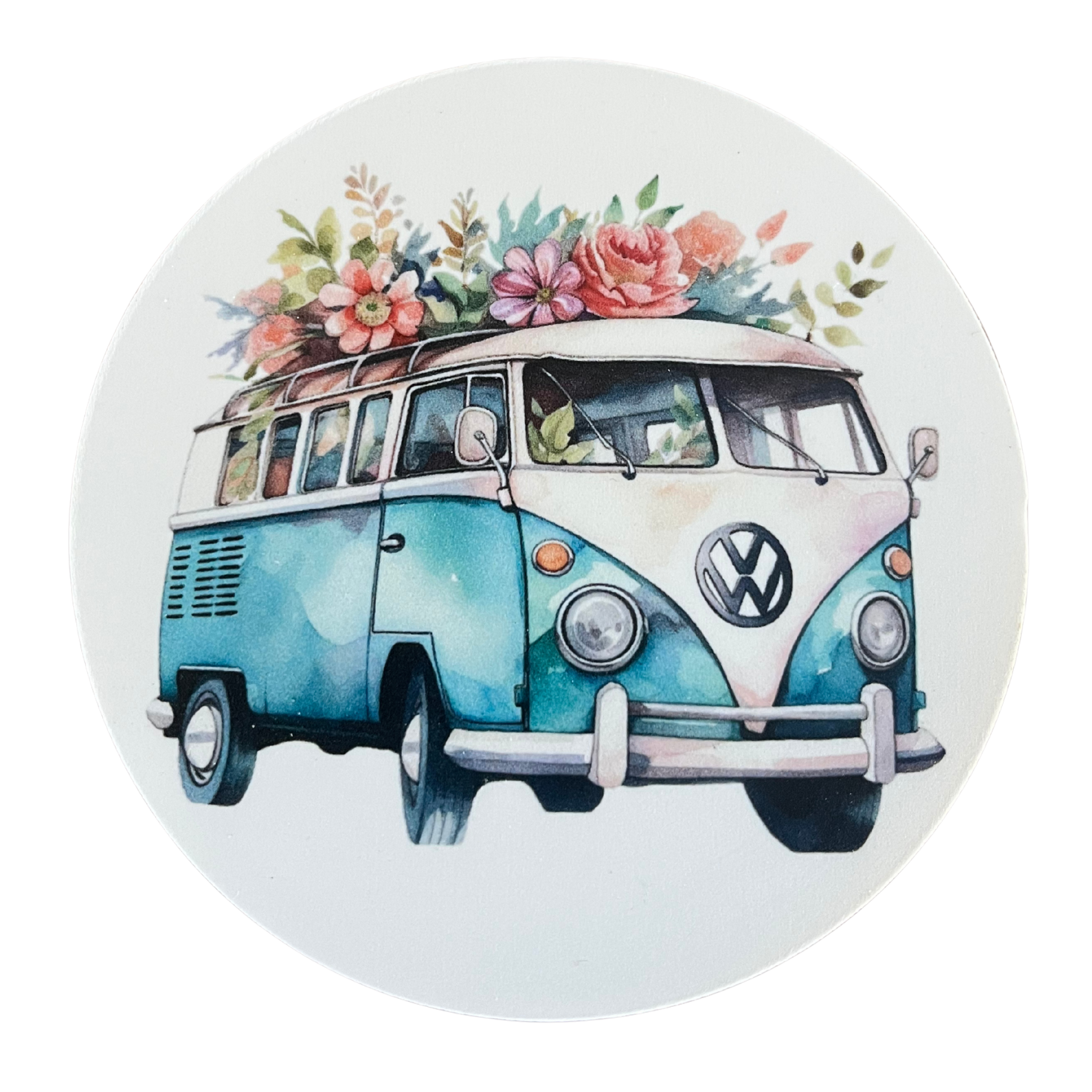 Onderzetter vintage busje 7