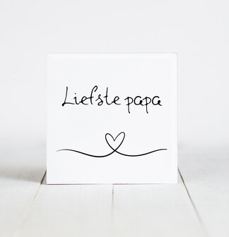 Tegeltje Liefste papa