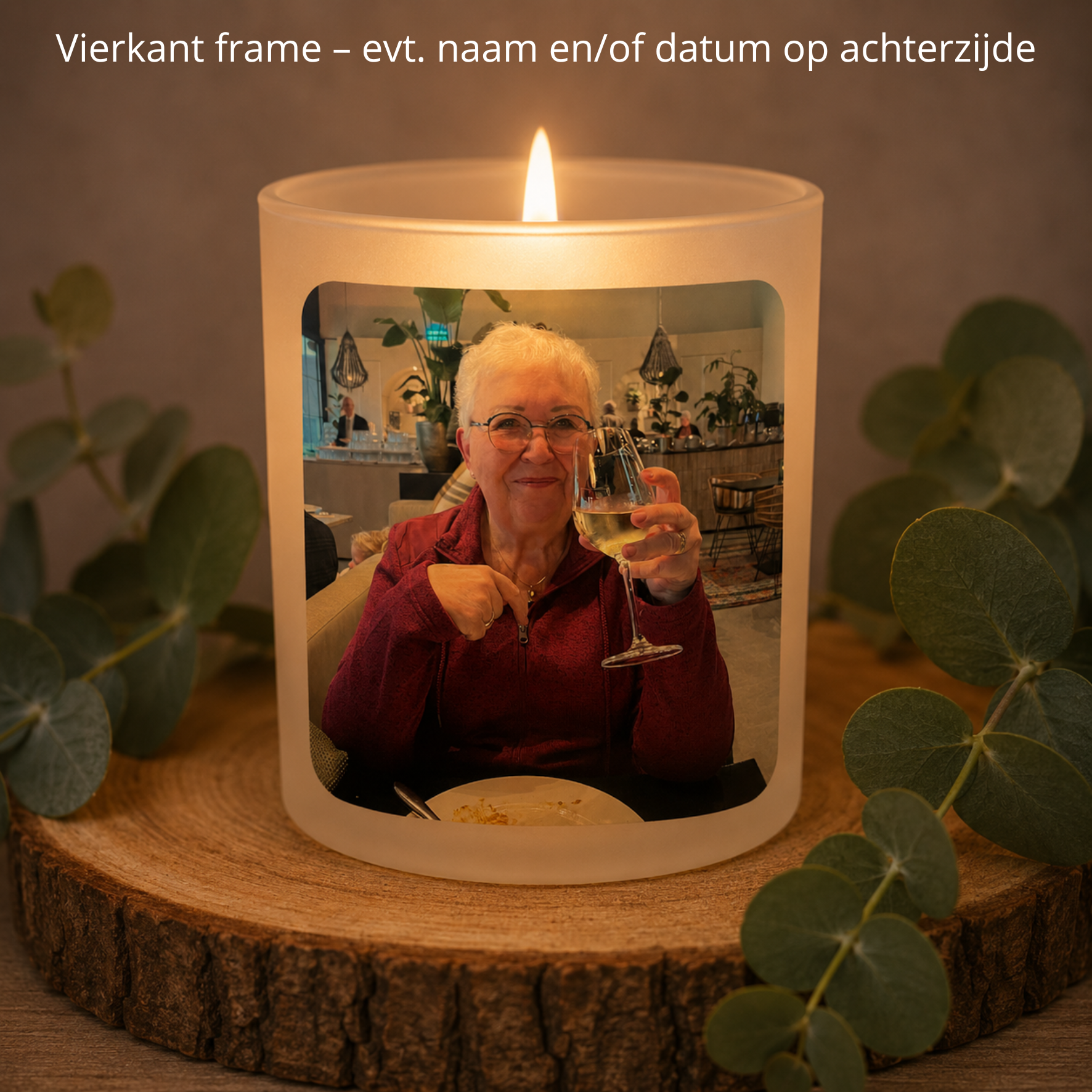Waxinelichthouder dierbaren