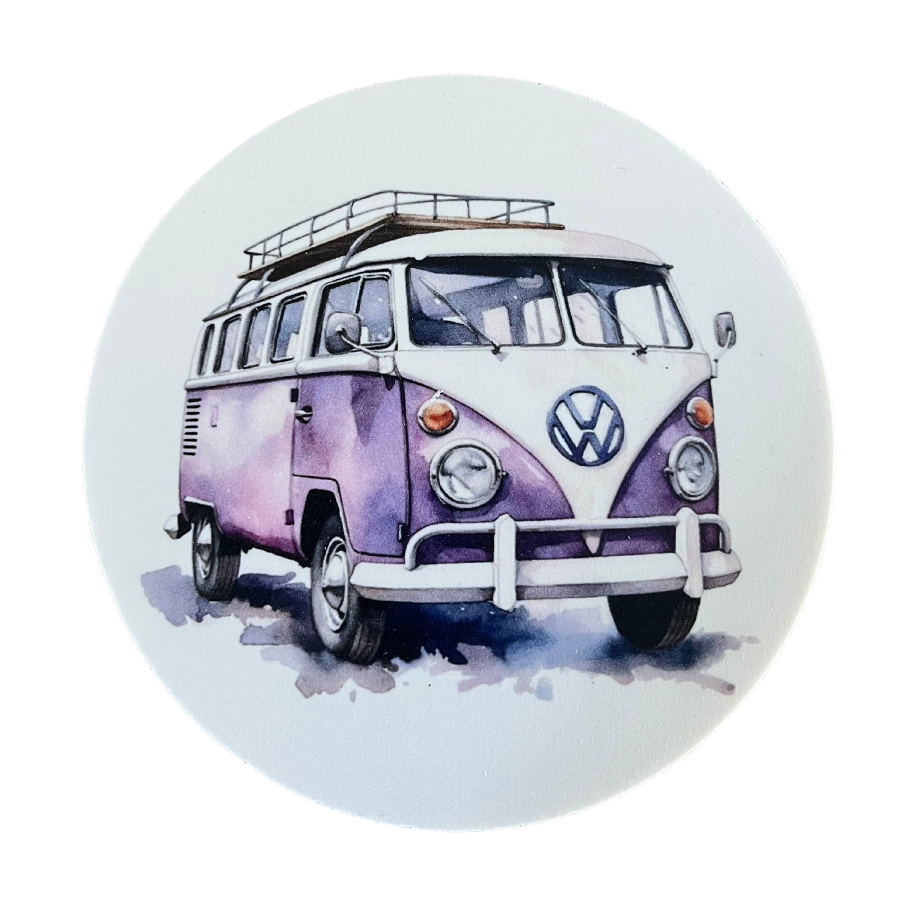 Onderzetter vitage busje 10