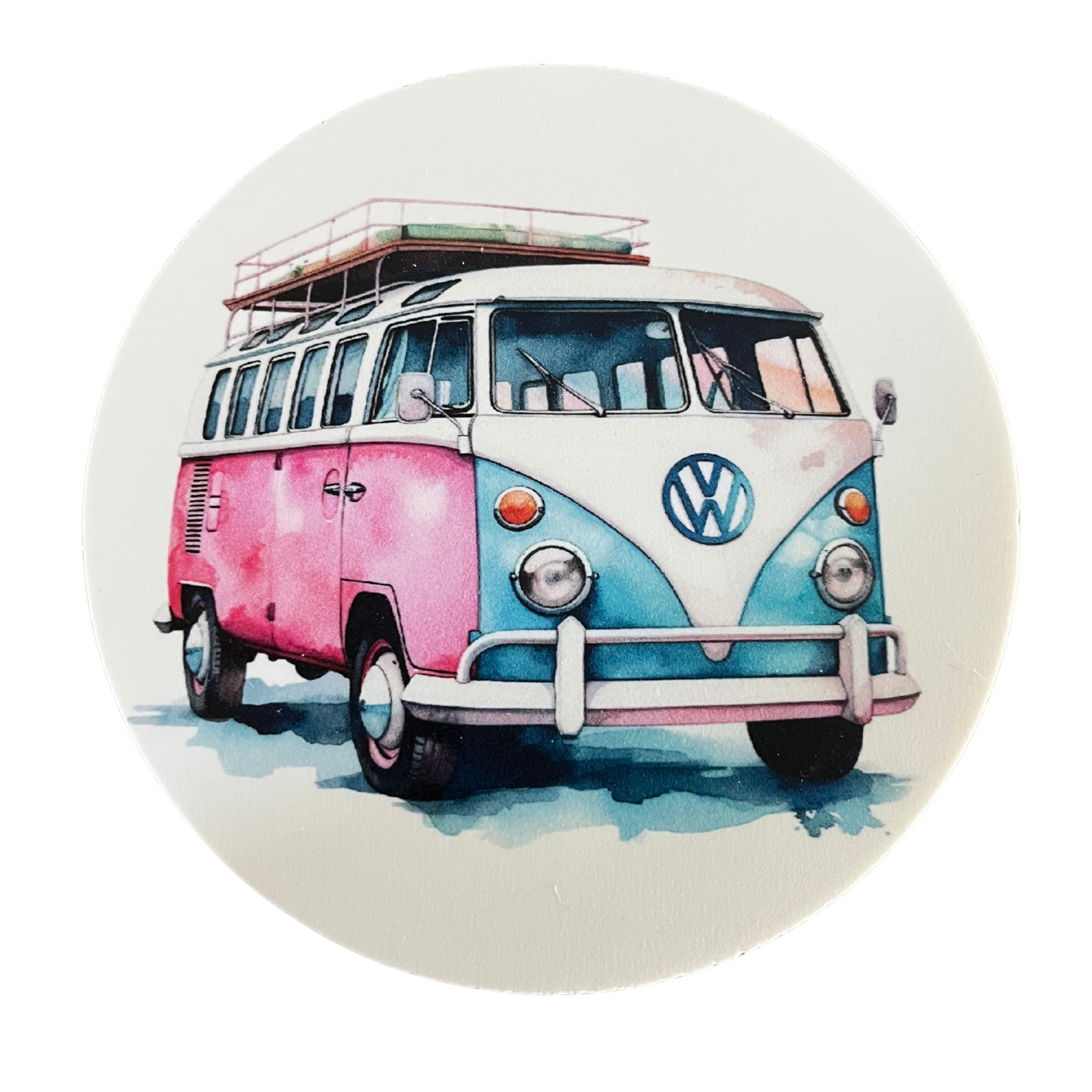 Onderzetter vintage busje 6