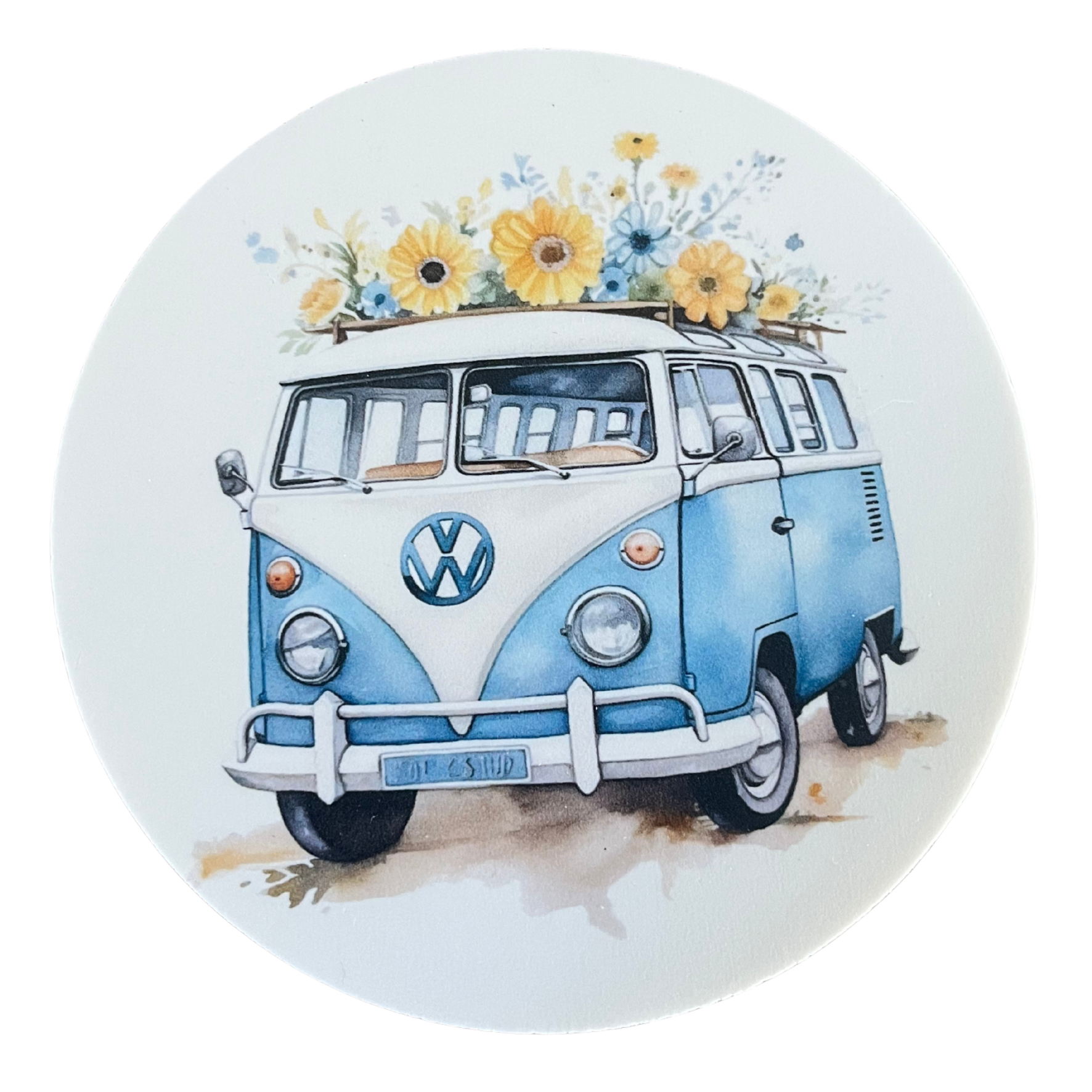 Onderzetter vintage busje 8